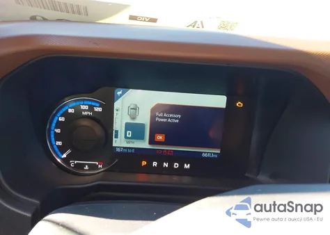 2024 Ford Bronco Outer Banks z USA, uszkodzony, nr VIN 1FMDE8BH9RLB37689